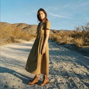 Christy Dawn, Dawn Dress in Golden Blooming Vine